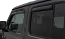 For Jeep Wrangler Side Window Deflector-Ventvisor In-channel Deflect 2016 - photo 2