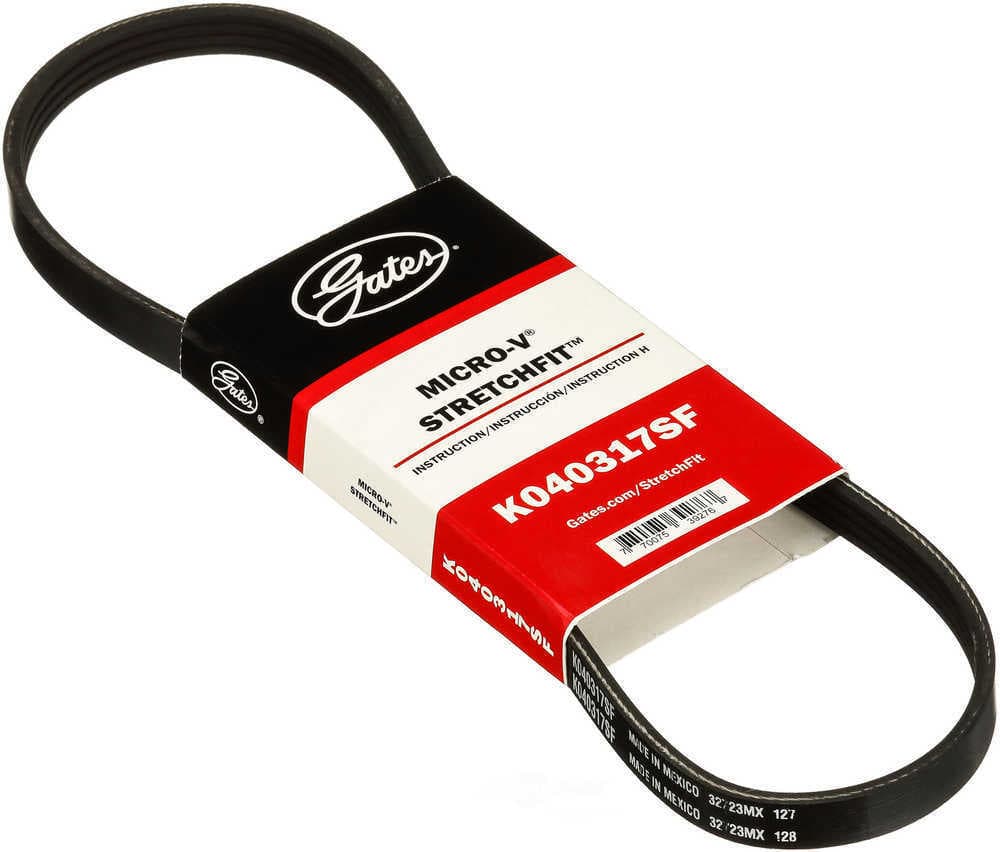 Serpentine Belt-Premium OE Stretch Fit Micro-V Belt Gates K040317SF for Subaru 2