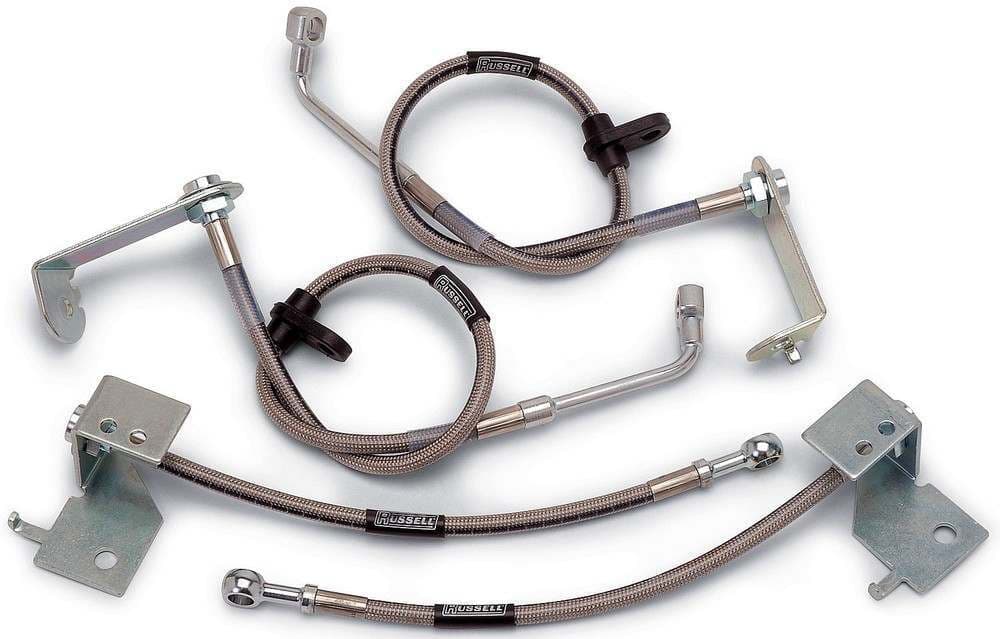 Brake Hydraulic Hose Kit-4-Wheel ABS Russell fits 07-08 Ford Mustang for Ford 20