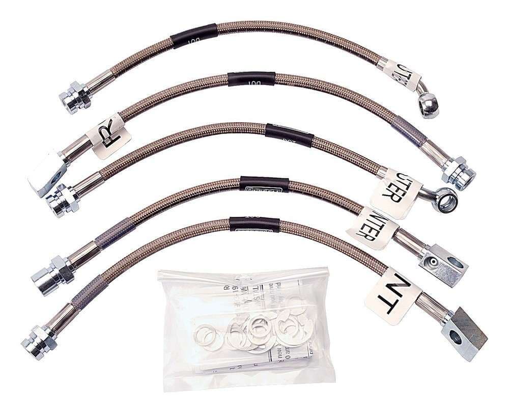 Brake Hydraulic Hose Kit-Rear Disc Russell for Pontiac Firebird 1993 5.7L V8 GAS