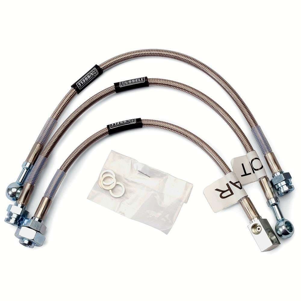 Brake Hydraulic Hose Kit-Rear Disc Russell for Pontiac Firebird 1998 5.7L V8 GAS