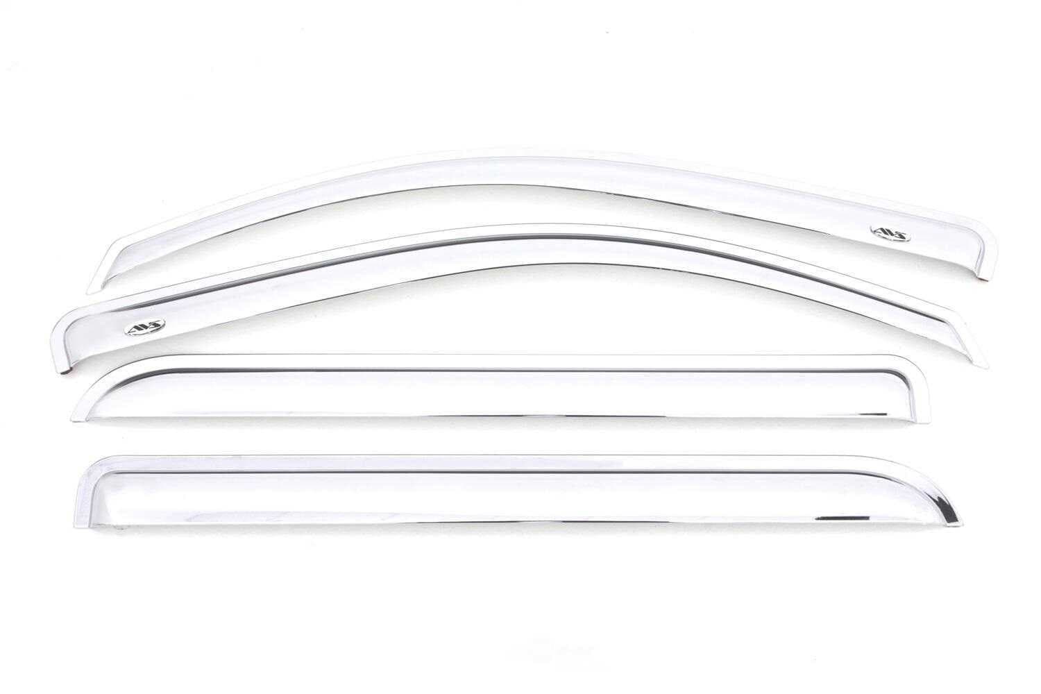 For GMC Sierra 1500 Side Window Deflector-Chrome VentvisorTM Deflector 2016