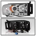 Headlight Set-Halo Led Projector Headlights SPYDER AUTO for Dodge Ram 1500 2002 - photo 3