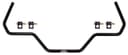 Suspension Stabilizer Bar Kit-Sway Bar Kit Rear 1" 78-88 Gm G-Body QA1 for Buick - photo 2