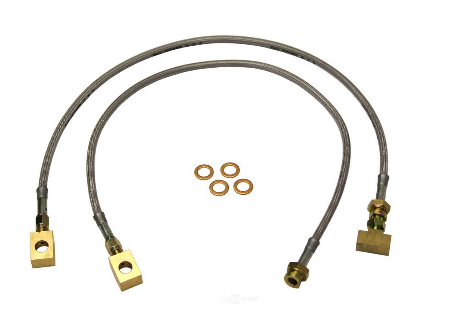 Brake Hydraulic Hose-Stainless Steel Brake Line Front Skyjacker FBL91 for Ford 1