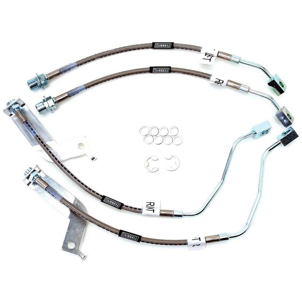 Brake Hydraulic Hose Kit-GT Russell fits 02-04 Ford Mustang for Ford 1999 4.6L V