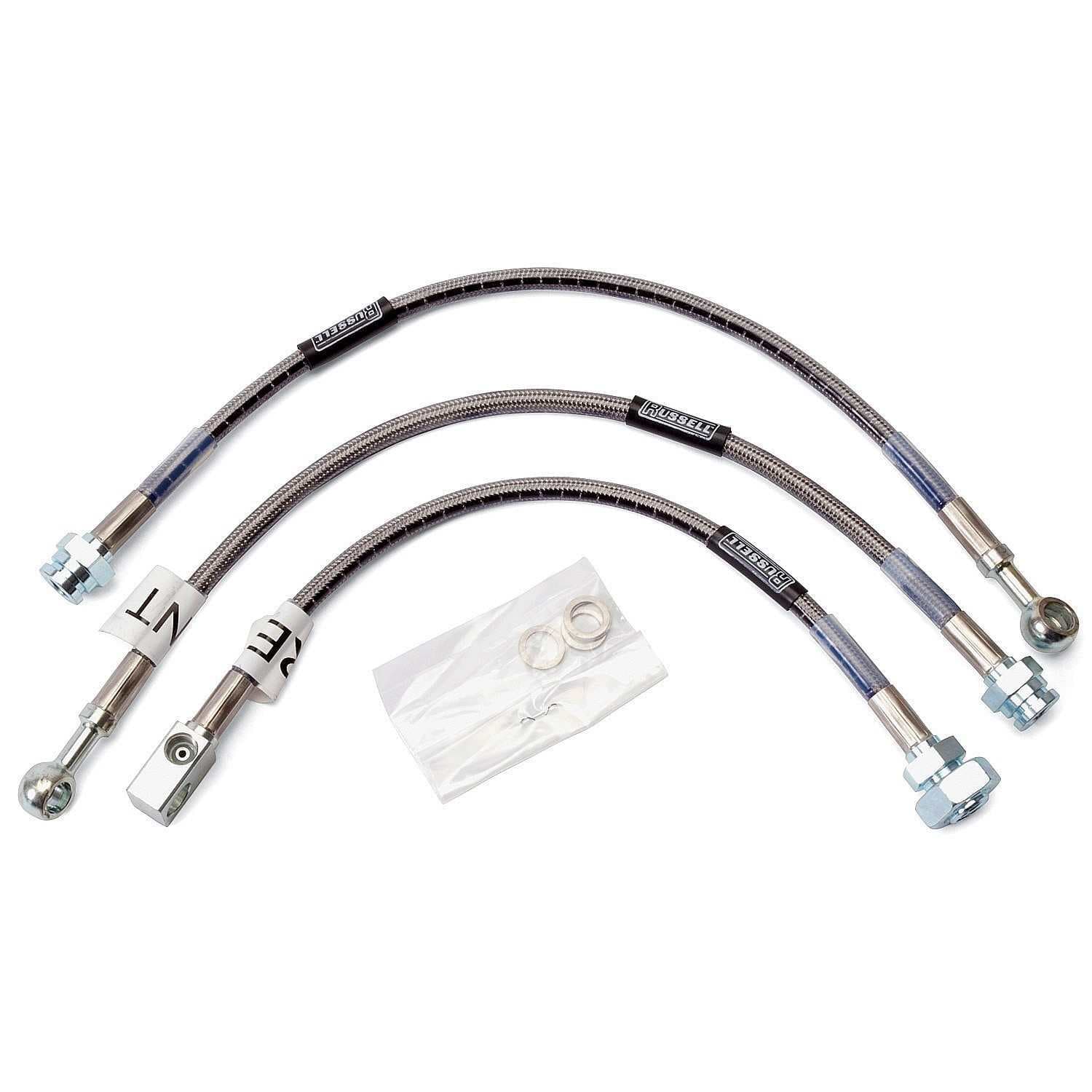 Brake Hydraulic Hose Kit-Street Legal Russell for Pontiac 1977 6.6L V8 GAS