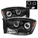Headlight Set-Halo Led Projector Headlights SPYDER AUTO for Dodge Ram 2500 2009 - photo 1